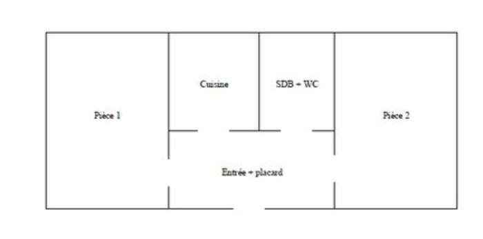 Image 3 sur 7 - Appartement  ·  Location · Selestat (67600) · 2 pièces · 51m²