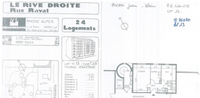 Image 4 sur 6 - Appartement  ·  Location · Lyon (69002) · 2 pièces · 48m²