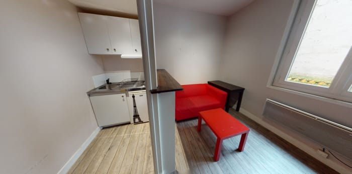 Image 2 sur 5 - Appartement  ·  Location · Bordeaux (33000) · 1 pièce · 19m²