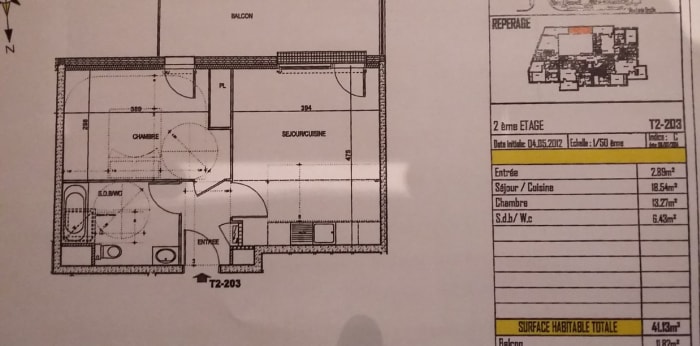 Image 9 sur 9 - Appartement  ·  Location · Dijon (21000) · 2 pièces · 41m²