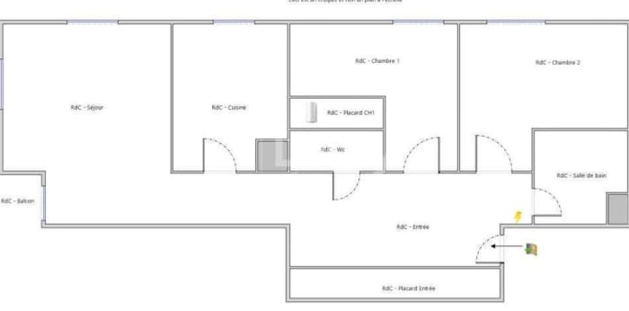 Image 4 sur 5 - Appartement  ·  Location · Meulan En Yvelines (78250) · 3 pièces · 63m²