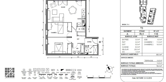 Image 8 sur 9 - Appartement  ·  Location · Montpellier (34070) · 3 pièces · 65m²