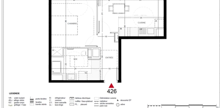 Image 2 sur 2 - Appartement  ·  Location · Chatou (78400) · 2 pièces · 47m²