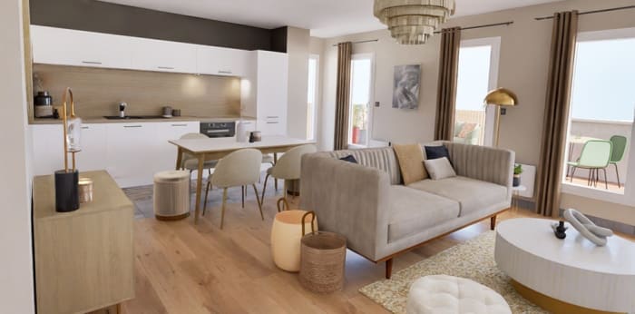Image 3 sur 19 - Appartement  ·  Vente · Toulouse (31400) · 4 pièces · 85m²