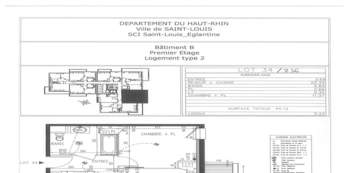 Image 7 sur 7 - Appartement  ·  Vente · St Louis (68300) · 2 pièces · 45m²