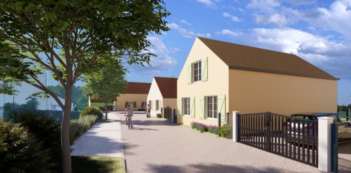 Image 2 sur 3 - Terrain  ·  Vente · Lesches (77450)