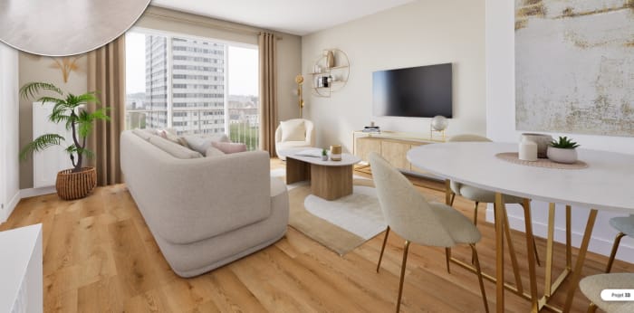 Image 1 sur 14 - Appartement  ·  Vente · Vandoeuvre Les Nancy (54500) · 3 pièces · 80m²