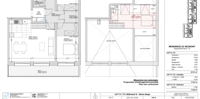 Image 4 sur 4 - Appartement  ·  Vente · Villard De Lans (38250) · 3 pièces · 67m²