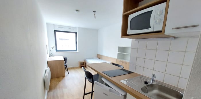 Image 2 sur 3 - Appartement  ·  Vente · Lille (59800) · 1 pièce · 18m²