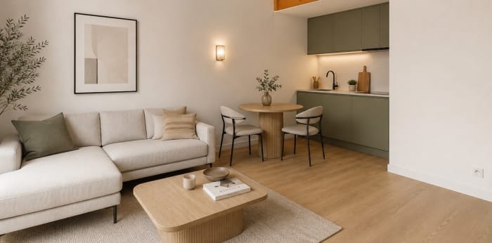 Image 1 sur 6 - Appartement  ·  Vente · Lyon (69008) · 2 pièces · 34m²