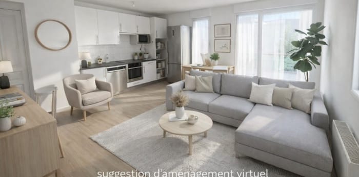 Image 1 sur 8 - Appartement  ·  Vente · Nantes (44200) · 3 pièces · 60m²