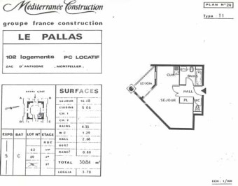 Image 2 - Appartement · Montpellier (34000) · 1 pièce · 31m²
