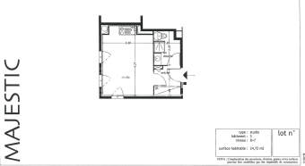 Image 2 - Appartement · Montpellier (34000) · 1 pièce · 25m²