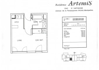Image 2 - Appartement · Montpellier (34000) · 1 pièce · 27m²
