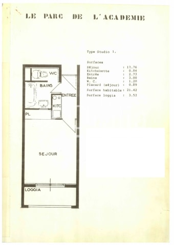 Image 3 - Appartement · Montpellier (34090) · 1 pièce · 21m²