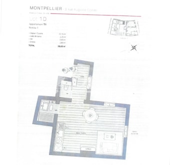 Image 2 - Appartement · Montpellier (34000) · 1 pièce · 28m²