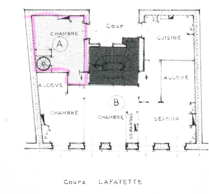 Image 3 sur 4 - Local  ·  Vente · Lyon (69003) · 2 pièces · 56m²