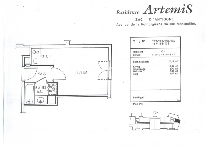 Image 2 sur 7 - Appartement  ·  Location · Montpellier (34000) · 1 pièce · 20m²