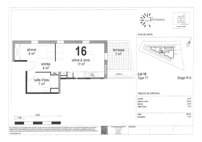 Image 2 sur 10 - Appartement  ·  Location · Montpellier (34080) · 1 pièce · 38m²