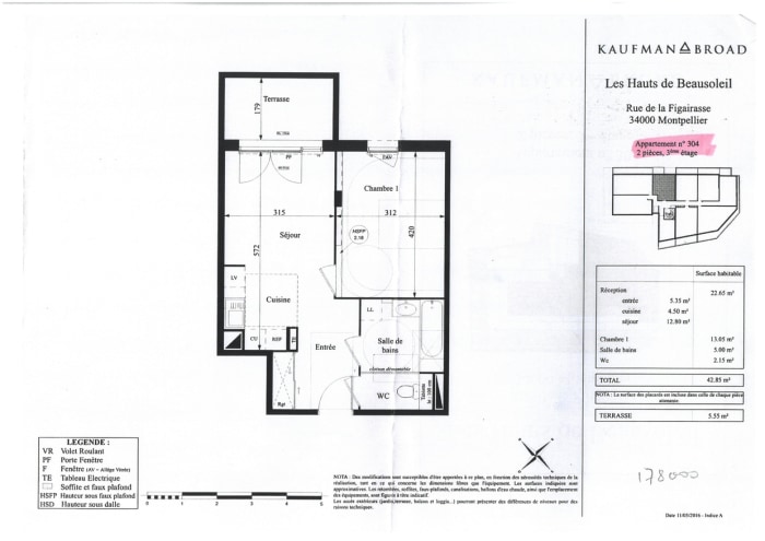 Image 4 sur 4 - Appartement  ·  Location · Montpellier (34070) · 2 pièces · 43m²