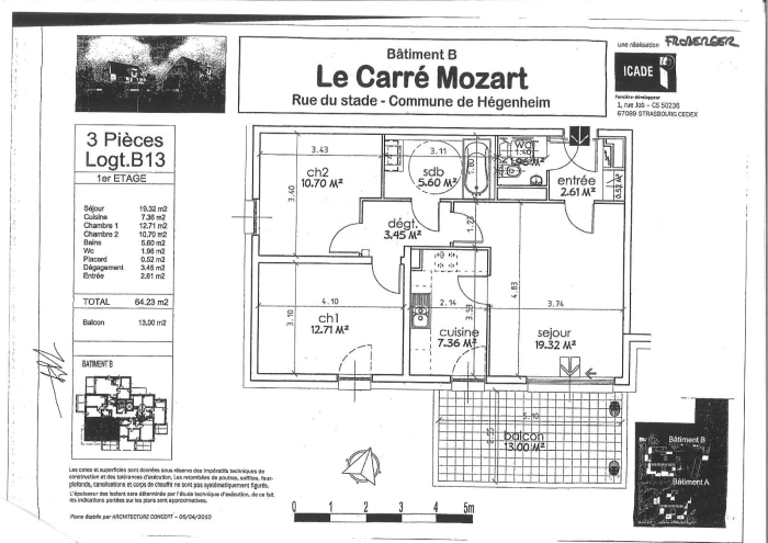 Image 10 sur 10 - Appartement  ·  Location · Hegenheim (68220) · 3 pièces · 64m²