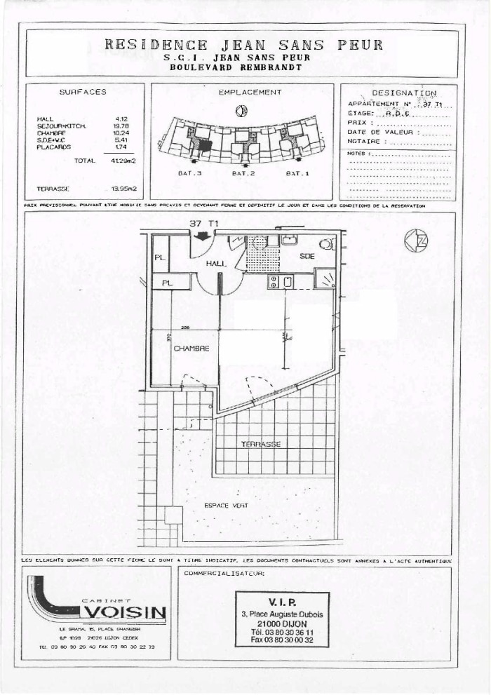 Image 10 sur 10 - Appartement  ·  Location · Dijon (21000) · 2 pièces · 41m²