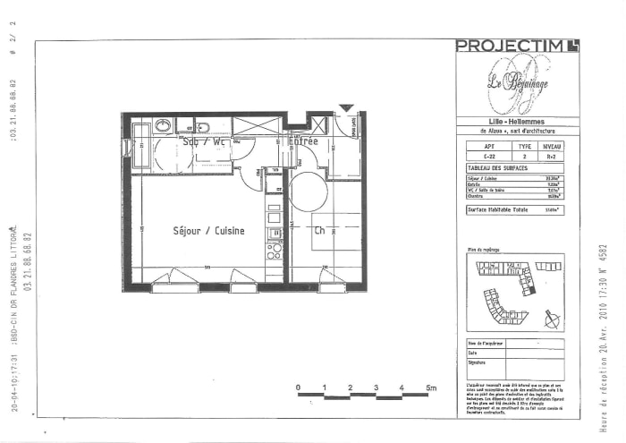 Image 8 sur 8 - Appartement  ·  Location · Hellemmes Lille (59260) · 2 pièces · 52m²
