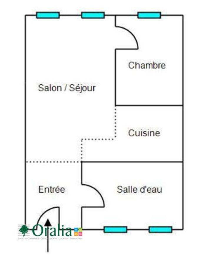 Image 6 sur 6 - Appartement  ·  Location · Dijon (21000) · 2 pièces · 53m²