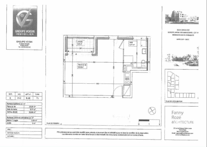 Image 9 sur 9 - Appartement  ·  Location · Dijon (21000) · 1 pièce · 33m²