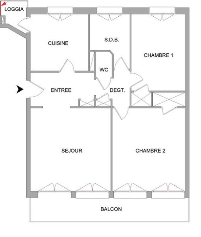 Image 9 sur 10 - Appartement  ·  Location · Jassans Riottier (01480) · 3 pièces · 69m²