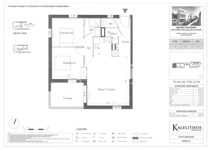 Image 4 sur 10 - Appartement  ·  Location · Montpellier (34090) · 3 pièces · 60m²