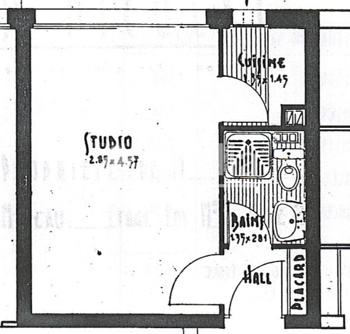Image 3 sur 7 - Appartement  ·  Location · Montpellier (34090) · 1 pièce · 19m²