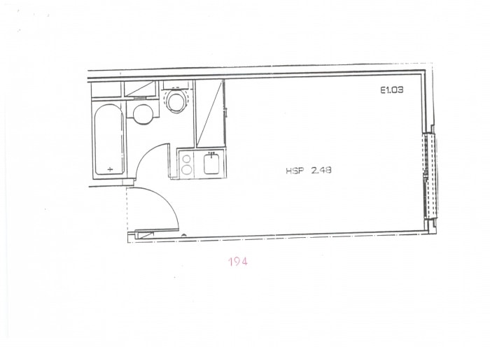 Image 5 sur 7 - Appartement  ·  Location · Montpellier (34000) · 1 pièce · 20m²