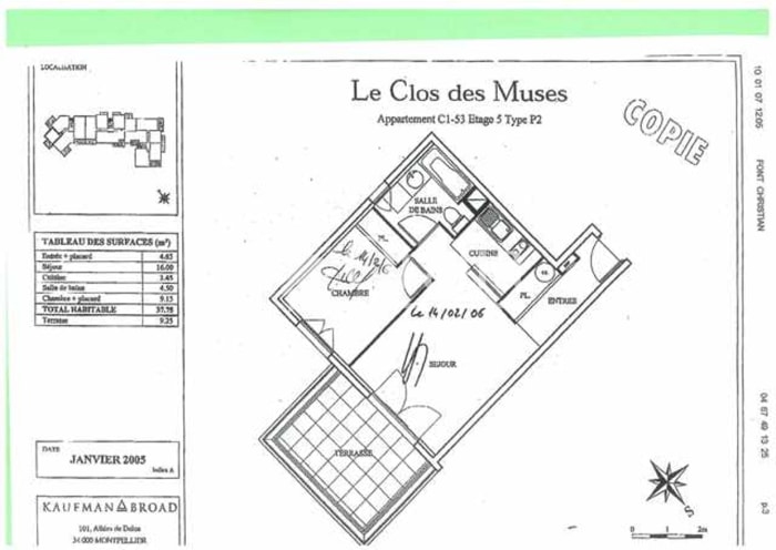 Image 8 sur 10 - Appartement  ·  Location · Montpellier (34070) · 2 pièces · 38m²