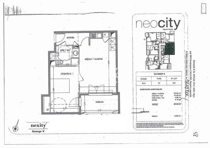 Image 1 sur 9 - Appartement  ·  Location · Montpellier (34000) · 2 pièces · 43m²