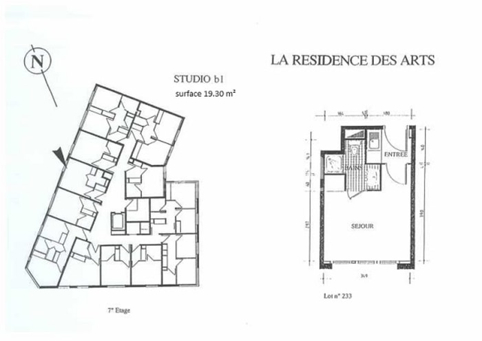 Image 7 sur 7 - Appartement  ·  Location · Montpellier (34000) · 1 pièce · 19m²