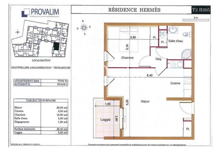 Image 1 sur 8 - Appartement  ·  Location · Vendargues (34740) · 2 pièces · 48m²