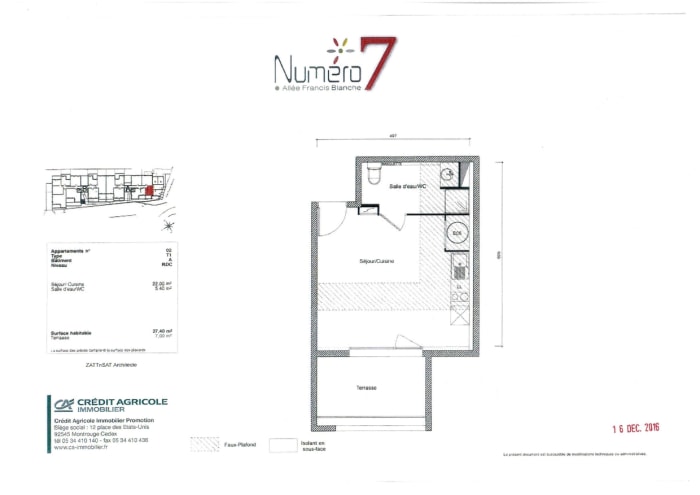 Image 2 sur 6 - Appartement  ·  Vente · Montpellier (34070) · 1 pièce · 27m²