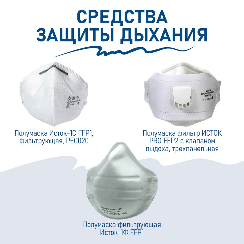 Средства индивидуальной защиты органов дыхания в п. Боровский