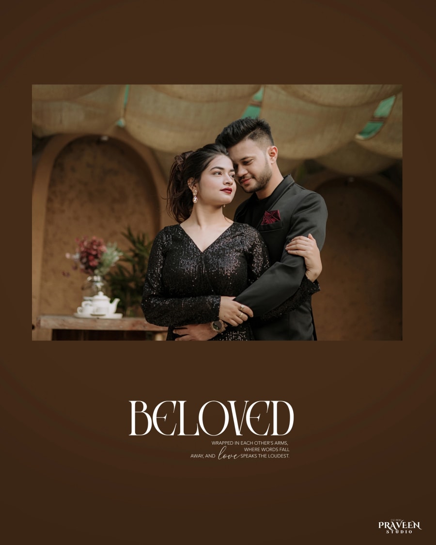 Luxury album delivery packaging by Praveen Studio