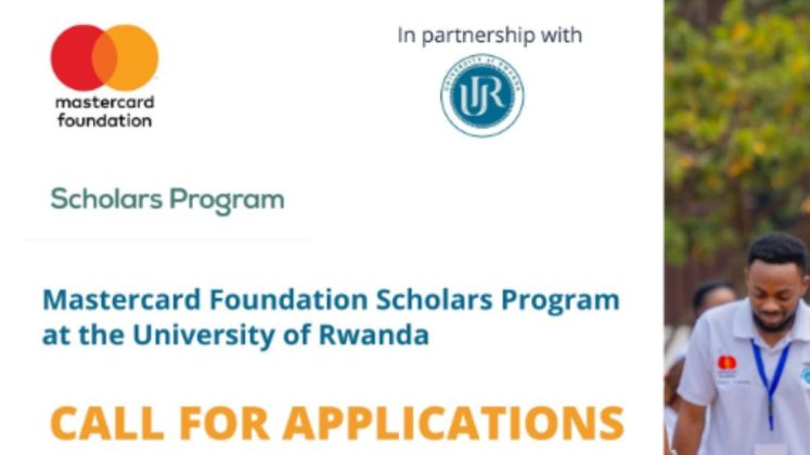 Mastercard Foundation Scholars Program 2026/2027 at the University of Rwanda (Fully Funded Master's Scholarship)