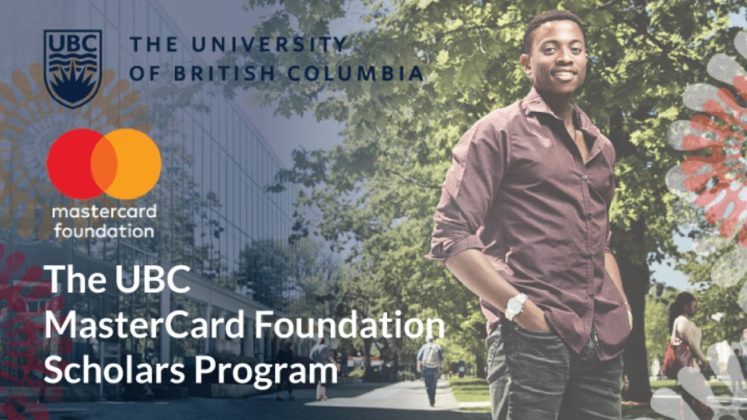 Mastercard Foundation Scholars Program at UBC 2027 | Fully Funded Master's Scholarship