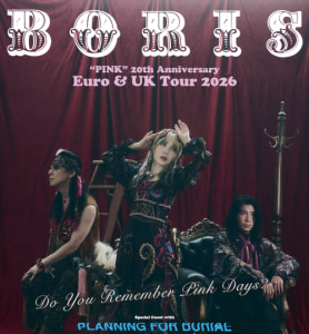 BORIS (jap) + PLANNING FOR BURIAL (us) - Wed, Oct 07, 2026, 19:00 at Arena Wien, Baumgasse 80, 1030 Wien, Österreich