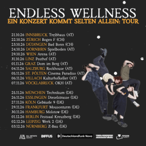ENDLESS WELLNESS (aut) - Thu, Oct 29, 2026, 19:00 at Arena Wien, Baumgasse 80, 1030 Wien, Österreich