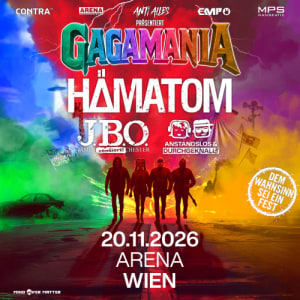 HÄMATOM (ger) - Fri, Nov 20, 2026, 19:00 at Arena Wien, Baumgasse 80, 1030 Wien, Österreich