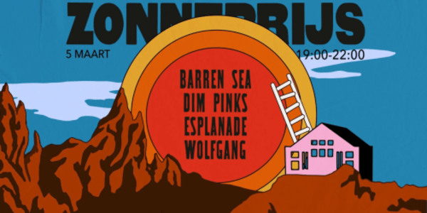 Zonneprijs #6 Barren Sea • Dim Pinks • Esplanade • Wolfgang - Fri, Mar 05, 2027, 19:00 at Paradiso, Weteringschans 6, 1017SG Amsterdam, Netherlands