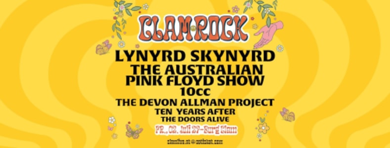 CLAM ROCK 2027 - Fri, Jul 02, 2027, 18:00 at Burg Clam, Sperken 1, 4352 Sperken, Österreich