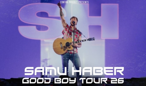 SAMU HABER – Good Boy Tour 2026 - Do., 01.10.2026, 20:00 at Gasometer, Guglgasse 6, 1110 Wien, Österreich