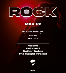 G5 Rock Night - Mon, Mar 22, 2027, 19:00 at G5 - Live Music Bar, Heiligenstädter Straße 31, 1190 Wien, Österreich