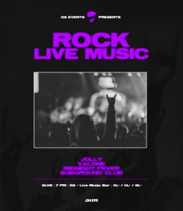 G5 Rock Night - Sa., 15.08.2026, 19:00 at G5 - Live Music Bar, Heiligenstädter Straße 31, 1190 Wien, Österreich